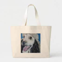 Quina Labradoodle-Malerei Jumbo Stoffbeutel