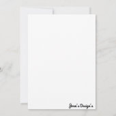 Quince años einladung (Rückseite)