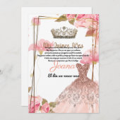 Quince años einladung (Vorne/Hinten)