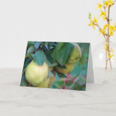 Quince Fruit Card Karte (Gelbe Blume)
