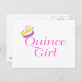 Quince Girl Postkarte (Vorne/Hinten)