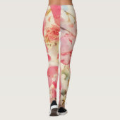 Quince Spring Blossom Blume Leggings (Rückseite)