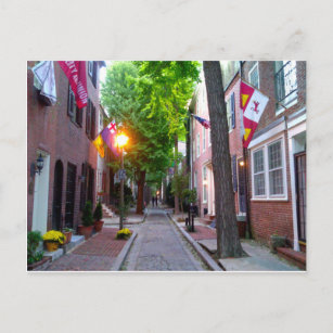 Quince Street, Philadelphia Postcard Postkarte