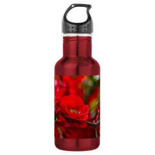 Quince-Zweig Malerisch Edelstahl Wasserflasche