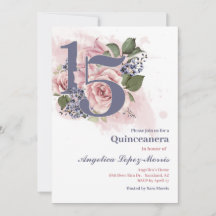 Quinceañera 15. Elegante Floral