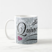 Quinceanera 15. Geburtstag Niedliche Tasse Geschen (Links)