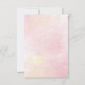 Quinceanera 15. Geburtstag Pink Flora Dankeskarte (Rückseite)