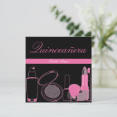 Quinceanera 15. Geburtstags-Party Einladungen (Stehend Vorderseite)