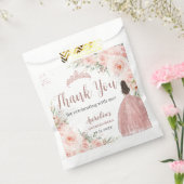 Quinceanera 16 Blush Rose Gold Prinzessin Geschenktütchen (Versiegelt)