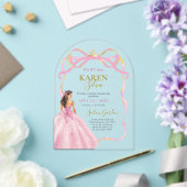 Quinceanera Acrylic Invitation Acryleinladungen (Insitu (Hochzeit))