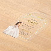 Quinceanera Acrylic Invitation Acryleinladungen (Ablage )