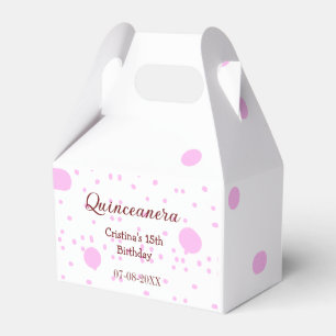 Quinceanera anos 15. Geburtstag hinzufügen Namen r Geschenkschachtel