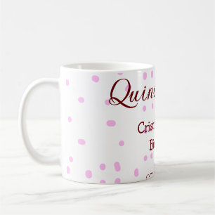 Quinceanera anos 15. Geburtstag hinzufügen Namen r Kaffeetasse
