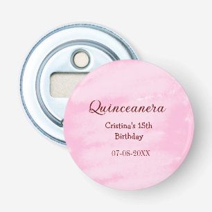 Quinceanera anos 15. Geburtstag hinzufügen Namen T Flaschenöffner