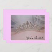 Quinceanera/B-tägige Einladung (Vorne/Hinten)