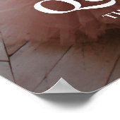 Quinceañera Begrüßungsschrift & Foto 15. Geburtsta Poster (Ecke)