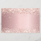 Quinceañera blass Rosa Budget Save the Date Karte (Hinten)