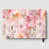 Quinceañera Blush Pink Gold Gästebuch (Rückseite)