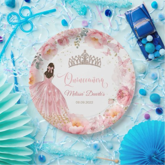 Quinceañera Bow Butterfets Paper Teller (Party)