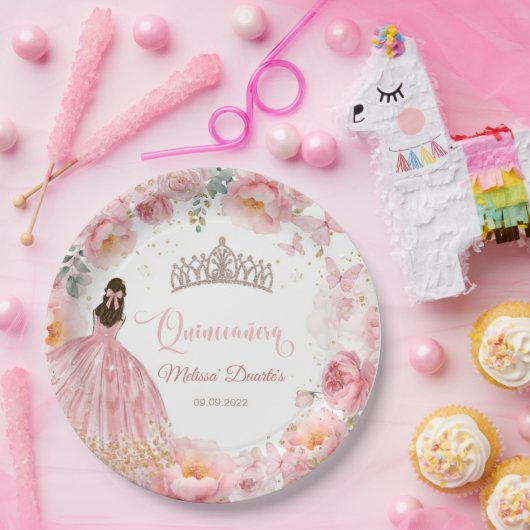 Quinceañera Bow Butterfets Paper Teller (Party)