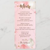 Quinceañera Celebration Editable Menükarte (Vorderseite)