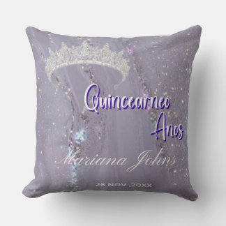 Quinceañera Celebration Throw Kissen