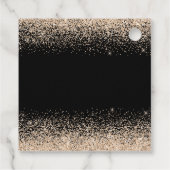 Quinceanera Champagne Weißes Kleid Imitate Glitzer Geschenkanhänger (Rückseite)