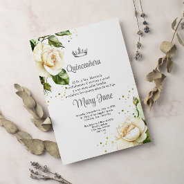 Quinceanera Crown Spanisches Party Einladung