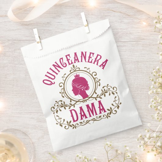 Quinceanera Dama Geschenktütchen (Ausgeschnitten)