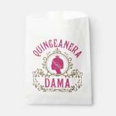 Quinceanera Dama Geschenktütchen (Vorderseite)