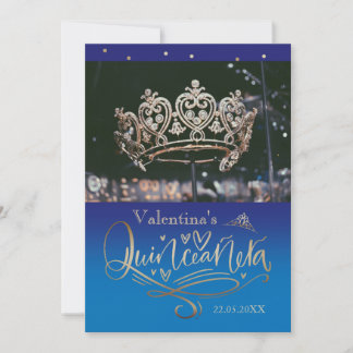Quinceañera danke Karte Vorlage