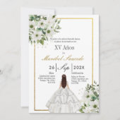 Quinceañera Einladung (Vorderseite)