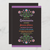 Quinceanera Einladung (Vorne/Hinten)