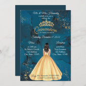 QUINCEANERA EINLADUNG (Vorne/Hinten)