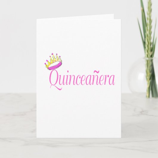 Quinceanera Einladung (Vorderseite)