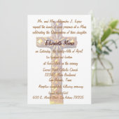 Quinceanera Einladung (Stehend Vorderseite)