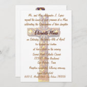 Quinceanera Einladung (Vorne/Hinten)