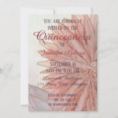 Quinceanera Einladung 15. Geburtstagsparty (Vorderseite)