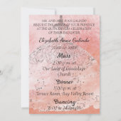 Quinceañera Einladung Foto (Rückseite)