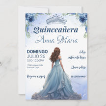 Quinceañera Einladung für Mis quince años