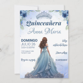 Quinceañera Einladung für Mis quince años