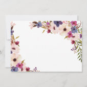 Quinceanera Einladung mit Bild (Rückseite)