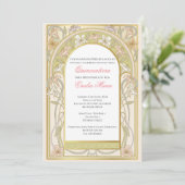 Quinceañera Einladung Retro vinage en espanol (Stehend Vorderseite)