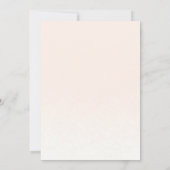 Quinceanera Einladung Spanisch Pink Gold Foil (Rückseite)