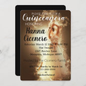 Quinceanera Feiertagskarte (Vorne/Hinten)