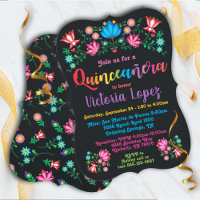 Quinceañera Fiesta Geburtstagsparty Folkart Blume