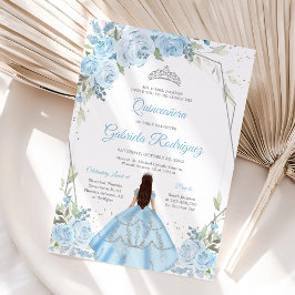 Quinceanera Floral Invitation Einladung