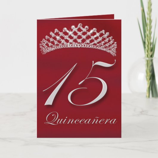 Quinceañera für den 15. Geburtstag Einladung (Vorderseite)