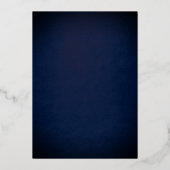 Quinceanera, gegossen folieneinladung (Rückseite)