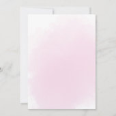 Quinceañera Geometric Pink Fuchsia Floral Gold Save The Date (Rückseite)